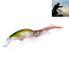 HENGJIA JIZ002 10cm/16.6g Big Octopus Squid Shaped Hard Baits Long Shot Fishing Lures Tackle Baits Fit Sea Fishing and Freshwater Fishing (C)