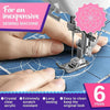 6 In 1 Quilting Templates Sewing Machine Ruler Transparent Acrylic Patchwork Ruler Tool