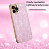 For iPhone 14 Pro Max Electroplating Star Diamond CD Texture Lens Ring Phone Case(Pink)