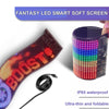 10.2x34.8cm20 x 64 LEDs Car Flexible Display Advertising Screen APP Bluetooth Smart Screen