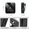 PULUZ 1 TX + 1 RX Wireless Lavalier Microphone (Black)