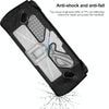 For ASUS Rog Ally Game Console PC+TPU Protective Case Cover With Bracket(White+Transparent)