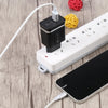 46-A2C2 20W PD + QC3.0 USB Multifunction Fast ChargerEU Plug(Black)
