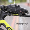 WEST BIKING YP0707263 Bicycle Outdoor Front Beam Bag EVA Hard Shell Phone Bag(Orange)