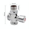 Stool Flush Valve Urinal Delay Valve Hand Press Flush Valve, Style:1 Inch Alloy Small