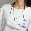 Jewelry Bead Chain Butterfly Pendant Mask Anti-Drop Lanyard Necklace Glasses Chain