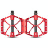 PROMEND PD-M52C 1 Pair Bicycle Aluminum Alloy + Carbon Fiber Tube Bearing Pedals (Red)