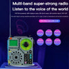 HanRongda HRD-A320 High Performance Multi-band Bluetooth Card Flashlight Lighting SOS Alert Radio