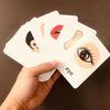 36pcs /Box Children Enlightenment Early Learning English Word Cards, Style: C2 Shape