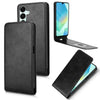 For Samsung Galaxy A16 Magnetic Vertical Flip Leather Phone Case(Black)