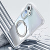 For Samsung Galaxy A16 5G 360 Holder MagSafe Acrylic Hybrid TPU Phone Case(Frosted White)