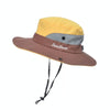 9002 Summer Women Outdoor Sun Hats Fisherman Hat With Ponytail Hole(Two-color Children Yellow)