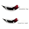 J06 Motorcycle Helmet Sticker Small Tongue