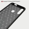 Brushed Texture Carbon Fiber TPU Case for Huawei Y9 Prime 2019 / P Smart Z(Black)