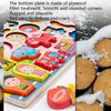 HBE-0729 7 in 1 Numbers Cognition Wooden Building Blocks Magnetic Fishing Educational Toy For Children(Math Board)