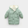 JT-1001 Children Thickened Windproof And Warm Cotton Clothes Coat, Size: 130(Bean Green)