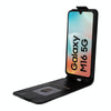For Samsung Galaxy F16 / M16 Magnetic Vertical Flip Leather Phone Case with Buckle(Black)