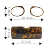 Mini Clip Nose Style Presbyopic Glasses without Temples, Positive Diopters:+2.00(Blue)