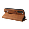 For Samsung Galaxy S23 5G Wristband Magnetic Leather Phone Case(Brown)