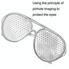 20pcs Anti-Fatigue And Correct Vision Eyeglass Frame Goggles(Rectangular Model)