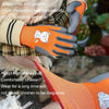 1pair TPE Children Cartoon Gloves Hamster Parrot Anti-scratch Bite Student Gardening Protective Anti-slip Wear-resistant Gloves, Size: M Orange