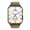 TK10 1.91 inch IP68 Waterproof Leather Band Smart Watch Supports AI Medical Diagnosis/ Blood Oxygen / Body Temperature Monitoring(Brown)