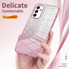 For Samsung Galaxy A26 Gradient Glitter Powder Electroplated Phone Case(Pink)