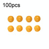 100pcs 8mm TPR Floating Bait Ball Float Water Fake Soft Bait(Yellow Corn Flavor)