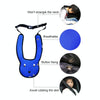Car Child Rabbit Double Shoulder Seat Belt Adjuster (Blue)