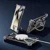 For Samsung Galaxy S23 Ultra 5G Titanium Alloy MagSafe Magnetic Airbag Shockproof Phone Case(Grey)