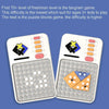 Q2 Tangram Hualongdao Geometry Puzzle Electronic Puzzle Transformation Toy(White)