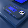 For iPhone 13 mini Magnetic Holder Phone Case (Sapphire Blue + Dark Blue)