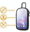 MP3 / MP4 Universal TPU Portable Storage Bag with Hanging Buckle(Black)