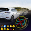 HI.GROOM Car LED Customized Pixel Emoji Lights Bluetooth Remote Control Interactive AI Screen, Style: With Remote Control