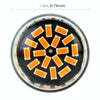 2 PCS 1156 / BAU15S DC12V / 18W / 1080LM Car Auto Turn Lights with SMD-3014 Lamps (Yellow Light)