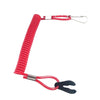 2 PCS Universal Ship Out-Of-Fire Switch Safety Rope Boot Machine Motorboat Emergency Exterior Switch Rope(Red)