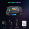 HK1 RBOX K8 8K Android 13.0 Smart TV Box with Remote Control, 4GB+32GB, RK3528 Quad-Core(AU Plug)