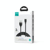 JOYROOM SA29-AL3 3A USB to 8 Pin Liquid Silicone Fast Charging Data Cable, Length: 1.2m(Black)