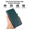 For Samsung Galaxy A34 5G ABEEL Delicate Texture Splicing RFID Leather Phone Case(Green)