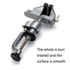 8003-2 Aluminum Alloy Dual-Purpose Table Pliers 360-Degree Rotating Bench Vise Flat-Nose Universal Pliers