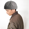 A36 Cartoon Coconut Tree Pattern Retro Hip Hop Without Eaves Sailor Hat Landlord Hat Skullcap, Size:One Size(Dark Gray)