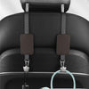 Car Seat Hook Multi-function Leather Seatback Hanger Car Interior Supplies(Grey)