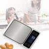 Stainless Steel Food Baking Scale Small Bench Scale Kitchen Electronic Scale English 5kg/0.1g