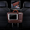 Car Front Seat Hanging Bag Mobile Phone Storage Bag (Coffee)
