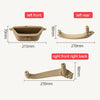 Car Rear Left Inside Doors Handle Pull Trim Cover 5141 7394 519-1 for BMW X3 X4, Left Driving (Beige)