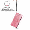 For Alcatel 1S 2021 Butterfly Love Flower Embossed Horizontal Flip Leather Case with Holder & Card Slots & Wallet & Lanyard(Pink)