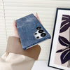 For Samsung Galaxy S25 Ultra 5G Denim MagSafe Magnetic PC + PU Phone Case(Dark Grey)