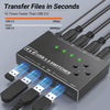 KC-KM434B USB3.0 4 Port USB Shared Device 4 Port Printer Sharing Device Keyboard Mouse Switch