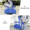 FUNADD Breathable Pet Carrier Bag, Blue - 44x30.5x20.5cm