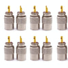 10x UHF Male PL259 Connector for RG8/RG58 Coax Cable Gold Plated